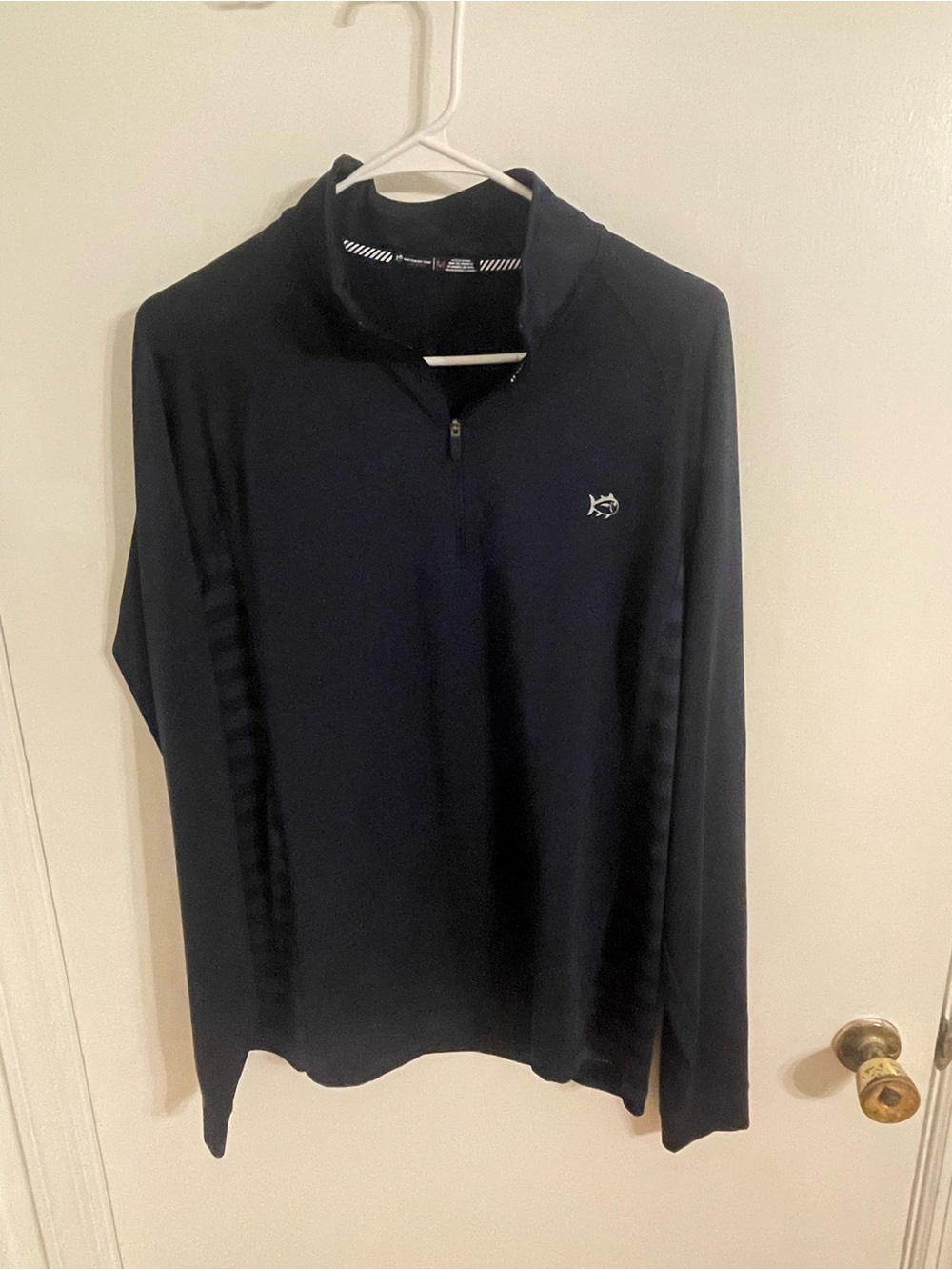 Southern Tide Navy Quarter-Zip Pullover